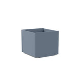 22 Gallon Recycled Outdoor Square Planter Outdoor Planters Loll Designs Ash Blue 