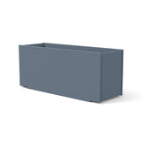 40 Gallon Recycled Outdoor Mondo Triple Planter Outdoor Planters Loll Designs Ash Blue 