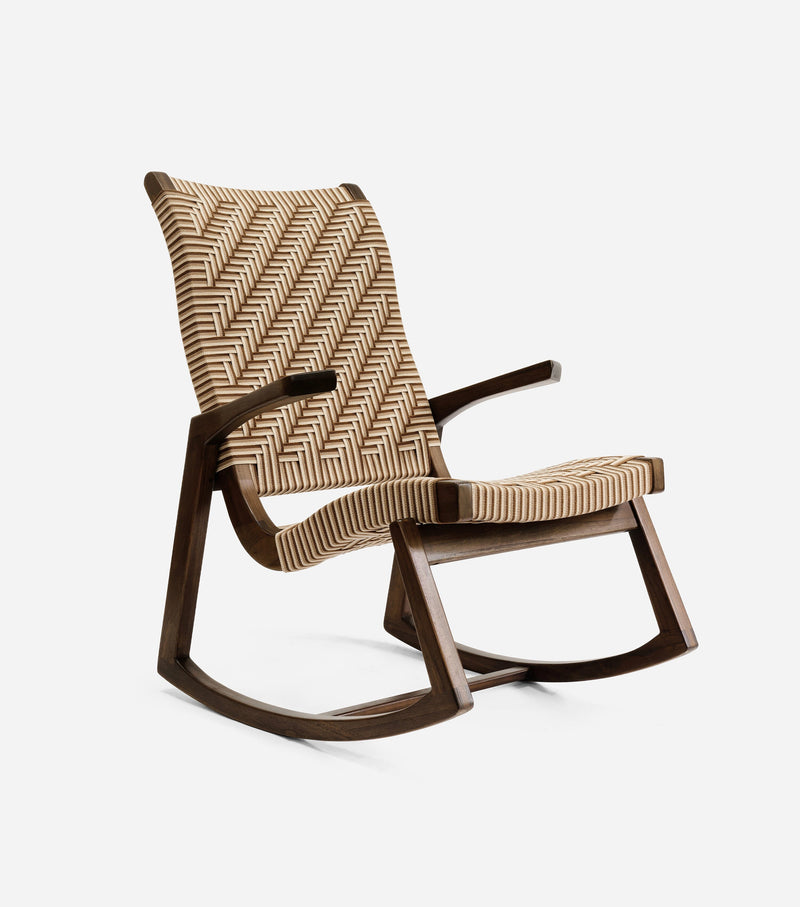 Amador Rocking Chair - Terracotta Pattern