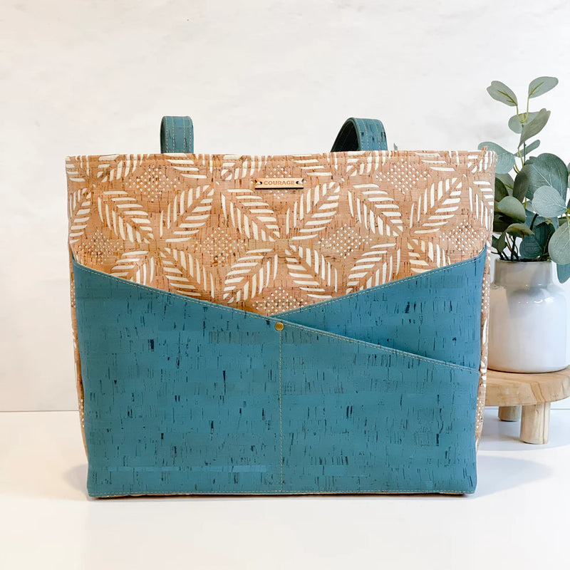 Advocate Cork Zippered Tote Bag