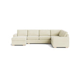 Rio U Sectional in Natural Latex - Cotton