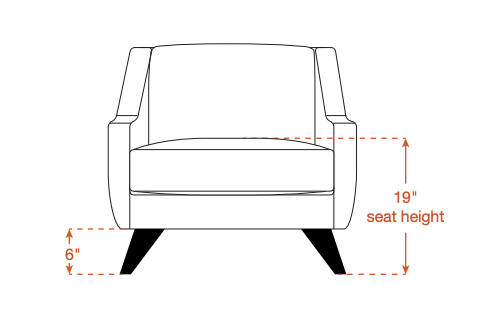 Zavis Chair in Natural Latex - Leather