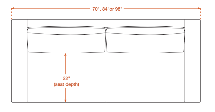 Rio Sofa in Natural Latex - Recycled Polyester