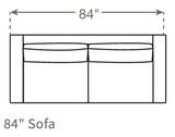 Rio Sofa in Natural Latex - Recycled Polyester