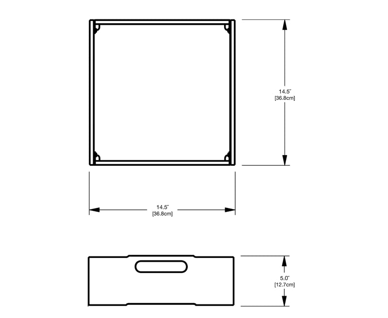 A La Carte Recycled Outdoor Tray