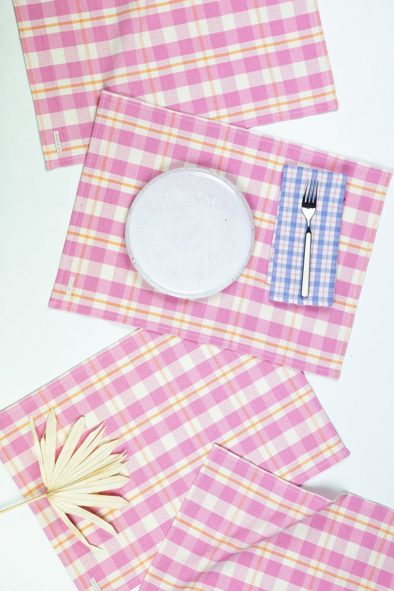 Abigail Plaid Placemat Set Placemats Archive New York 