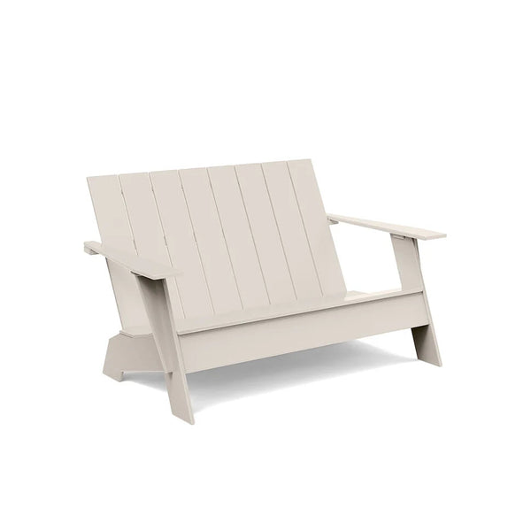 Adirondack Recycled Outdoor Bench Outdoor Seating Loll Designs Fog 