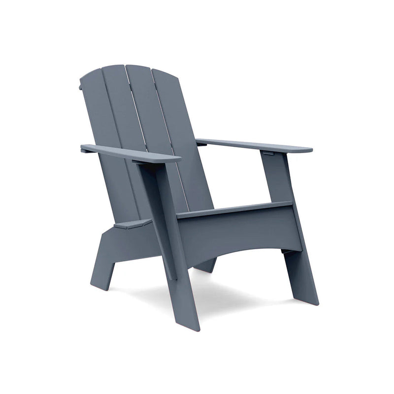 Adirondack Recycled Outdoor Curved Chair Outdoor Adirondack Chairs Loll Designs Ash Blue Tall 