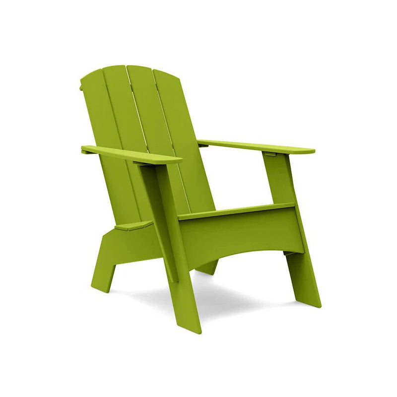 Adirondack Recycled Outdoor Curved Chair Outdoor Adirondack Chairs Loll Designs Leaf Green Tall 