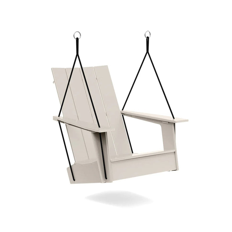 Adirondack Recycled Outdoor Swing Outdoor Swings Loll Designs Fog 