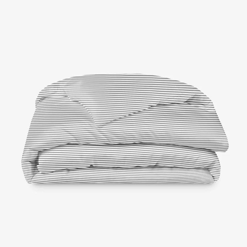 Airy Weight Tencel Eucalyptus Duvet Cover Duvet Covers Sijo Stripe Twin / Twin XL 