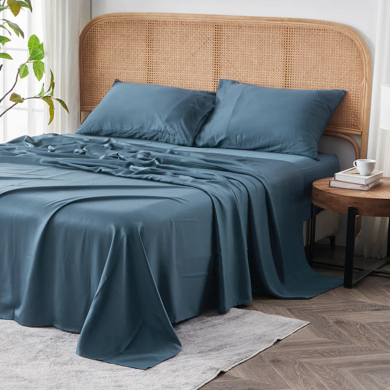 Airy Weight Tencel Eucalyptus Sheet Set - Ocean Tones Sheet Sets Sijo 