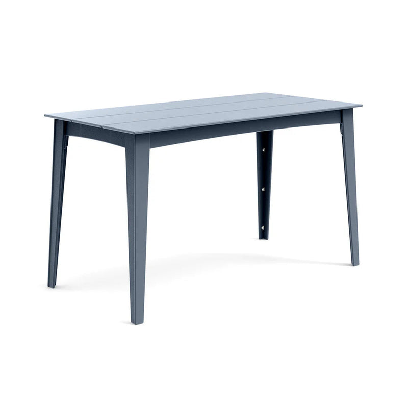 Alfresco Recycled Outdoor Bar / Counter Table Outdoor Counter and Bar Tables Loll Designs 72 x 36" Bar Height Ash Blue