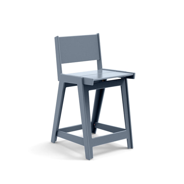 Alfresco Recycled Outdoor Counter Stool Outdoor Dining Loll Designs Ash Blue 