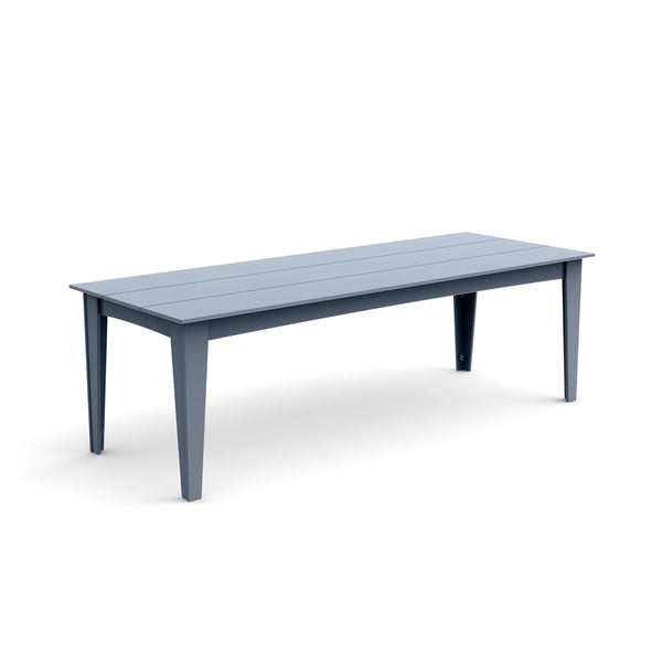 Alfresco Recycled Outdoor Dining Table Outdoor Dining Loll Designs 95" Ash Blue Standard
