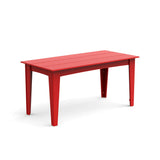 Alfresco Recycled Outdoor Dining Table Outdoor Dining Tables Loll Designs 62" Apple Red Standard