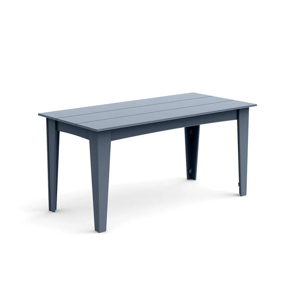 Alfresco Recycled Outdoor Dining Table Outdoor Dining Tables Loll Designs 62" Ash Blue Standard