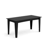 Alfresco Recycled Outdoor Dining Table Outdoor Dining Tables Loll Designs 62" Black Standard