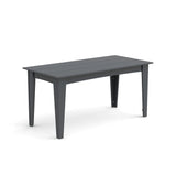 Alfresco Recycled Outdoor Dining Table Outdoor Dining Tables Loll Designs 62" Charcoal Gray Standard