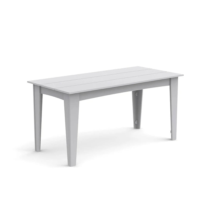 Alfresco Recycled Outdoor Dining Table Outdoor Dining Tables Loll Designs 62" Driftwood Gray Standard