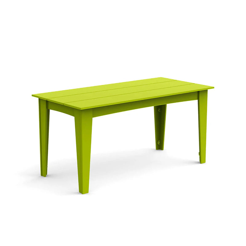 Alfresco Recycled Outdoor Dining Table Outdoor Dining Tables Loll Designs 62" Leaf Green Standard