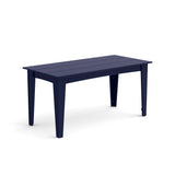 Alfresco Recycled Outdoor Dining Table Outdoor Dining Tables Loll Designs 62" Navy Blue Standard