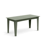 Alfresco Recycled Outdoor Dining Table Outdoor Dining Tables Loll Designs 62" Sage Standard