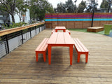 Alfresco Recycled Outdoor Dining Table Outdoor Dining Tables Loll Designs 