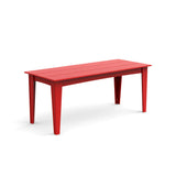 Alfresco Recycled Outdoor Dining Table Outdoor Dining Tables Loll Designs 72" Apple Red Standard