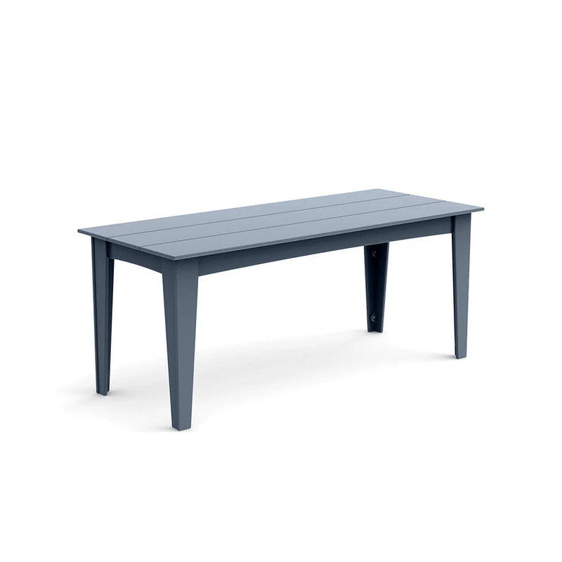 Alfresco Recycled Outdoor Dining Table Outdoor Dining Tables Loll Designs 72" Ash Blue Standard