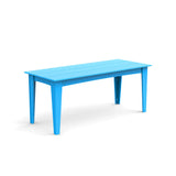 Alfresco Recycled Outdoor Dining Table Outdoor Dining Tables Loll Designs 72" Bright Sky Blue Standard