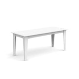 Alfresco Recycled Outdoor Dining Table Outdoor Dining Tables Loll Designs 72" Cloud White Standard