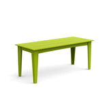 Alfresco Recycled Outdoor Dining Table Outdoor Dining Tables Loll Designs 72" Leaf Green Standard