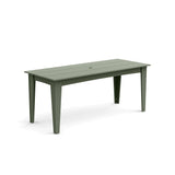 Alfresco Recycled Outdoor Dining Table Outdoor Dining Tables Loll Designs 72" Sage Umbrella Hole