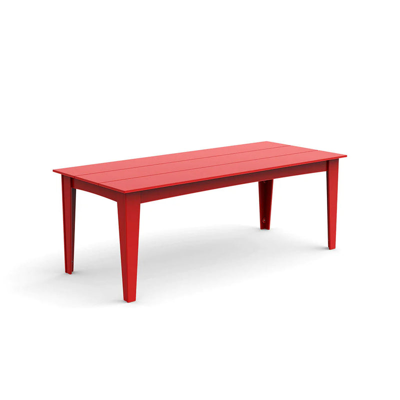 Alfresco Recycled Outdoor Dining Table Outdoor Dining Tables Loll Designs 82" Apple Red Standard