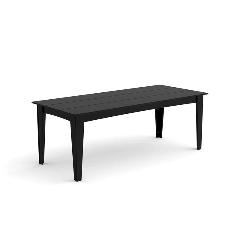 Alfresco Recycled Outdoor Dining Table Outdoor Dining Tables Loll Designs 82" Black Standard