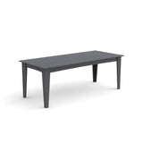 Alfresco Recycled Outdoor Dining Table Outdoor Dining Tables Loll Designs 82" Charcoal Gray Standard