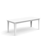 Alfresco Recycled Outdoor Dining Table Outdoor Dining Tables Loll Designs 82" Cloud White Standard