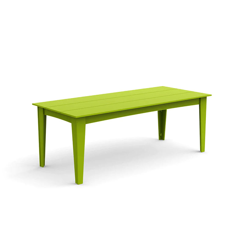 Alfresco Recycled Outdoor Dining Table Outdoor Dining Tables Loll Designs 82" Leaf Green Standard