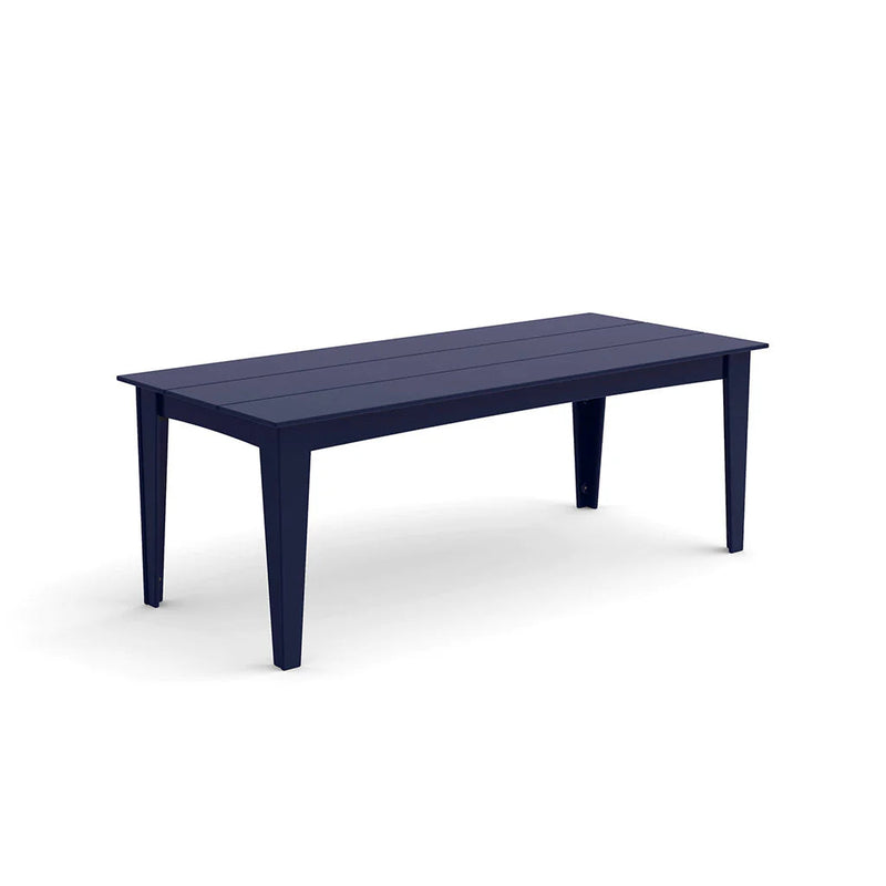 Alfresco Recycled Outdoor Dining Table Outdoor Dining Tables Loll Designs 82" Navy Blue Standard