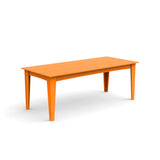 Alfresco Recycled Outdoor Dining Table Outdoor Dining Tables Loll Designs 82" Sunset Orange Standard