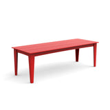 Alfresco Recycled Outdoor Dining Table Outdoor Dining Tables Loll Designs 95" Apple Red Standard