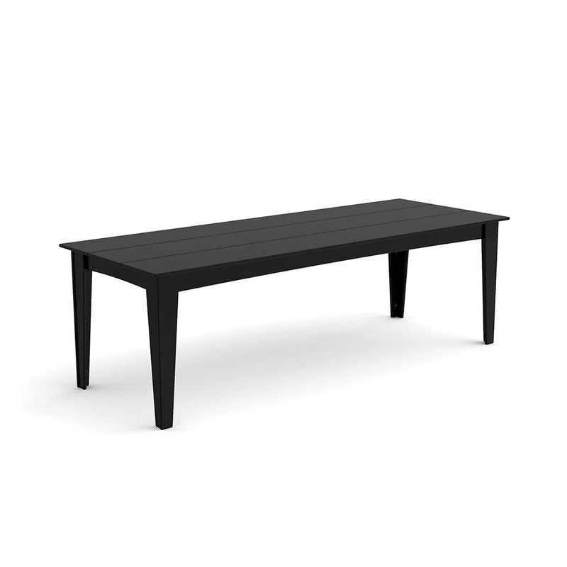 Alfresco Recycled Outdoor Dining Table Outdoor Dining Tables Loll Designs 95" Black Standard