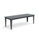 Alfresco Recycled Outdoor Dining Table Outdoor Dining Tables Loll Designs 95" Charcoal Gray Standard