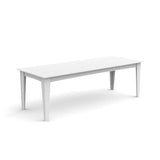 Alfresco Recycled Outdoor Dining Table Outdoor Dining Tables Loll Designs 95" Cloud White Standard