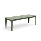 Alfresco Recycled Outdoor Dining Table Outdoor Dining Tables Loll Designs 95" Sage Umbrella Hole