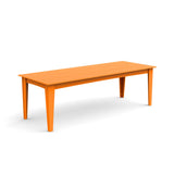 Alfresco Recycled Outdoor Dining Table Outdoor Dining Tables Loll Designs 95" Sunset Orange Standard