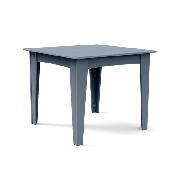 Alfresco Recycled Outdoor Large Square Table Outdoor Dining Loll Designs Ash Blue Standard Table Top 