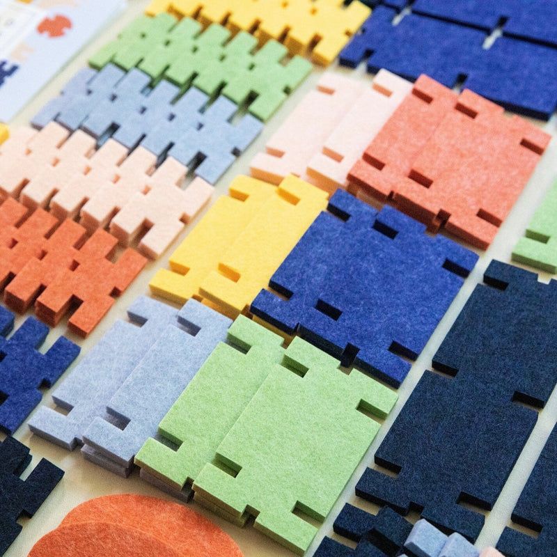 Architectural Interlocking Blocks Set