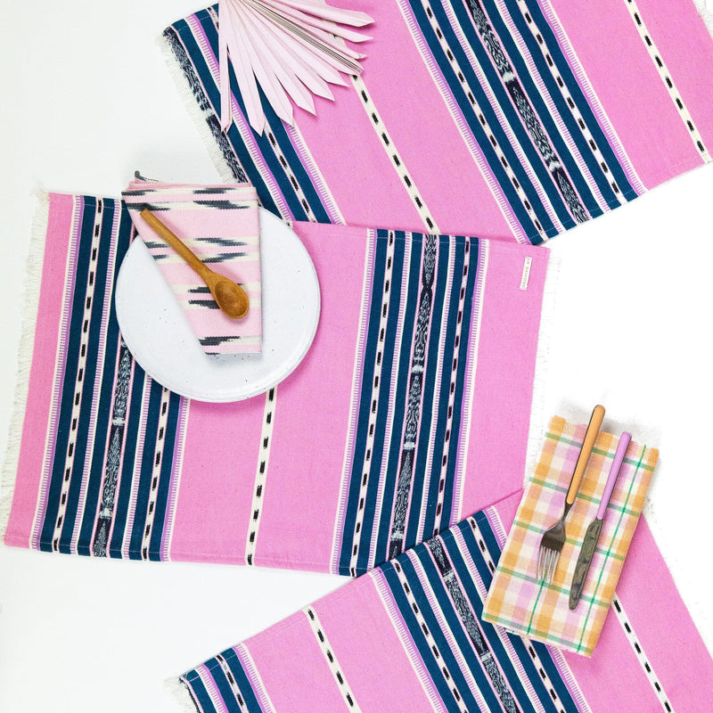 Archive New York Cantel Placemat - Pink & Blue Kitchen Archive New York 